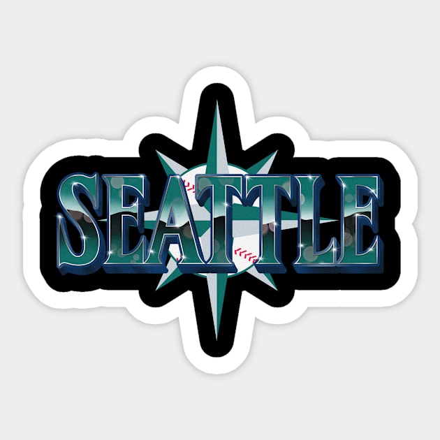 Seattle Sticker by salohman